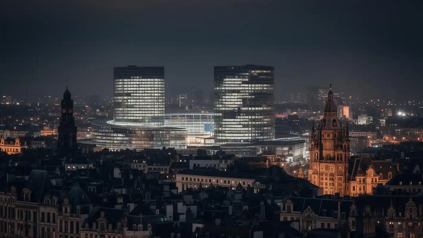 Brussels skyline